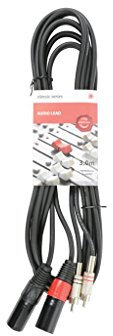 Chord 2R-2XM300 - Cavo doppio RCA a XLRM, 3 m