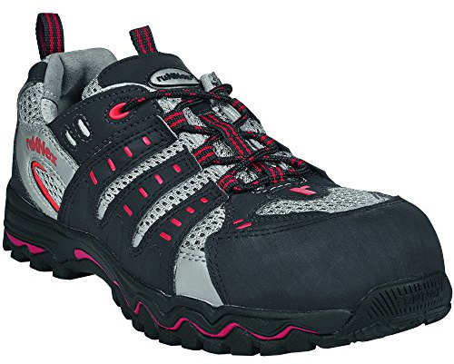 ruNNex® S1-Sicherheitshalbschuh LightStar, schwarz/grau/rot, Gr. 44