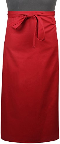 Mercer Culinary Genesis Lätzchen Schürze Mit Tasche, rot, 1