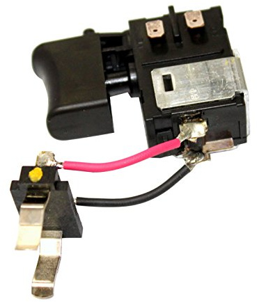 Makita 638144-2 Schalter M Batterieclip A für Modelle 6317D/6337D Bohrschrauber und Schraubendreher