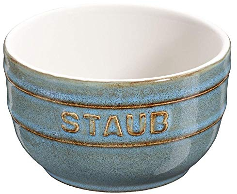 RAMEQUIN S/2 8 CM TURQUOISE CERAMIC BY STAUB 40512-002 (3)