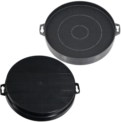 SPARES2GO CHF210 CHF210/1 Type Charcoal Carbon Air Filters for SMEG Cooker Hood Extractor Vent (Pack of 2)