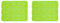 ltwhome 18 microfibra mopa comercial Pads Fit para húmedo o seco de limpieza de suelos, Verde