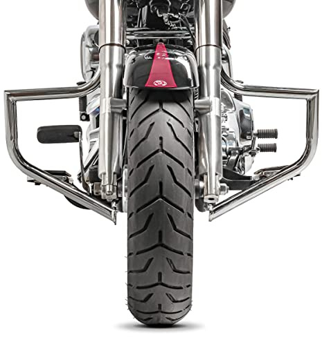 Sturzbügel Kompatibel mit Harley Davidson Heritage Softail Classic 00-17 Craftride ST1 Chrom