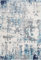 Livabliss Moroni Wohnzimmer modern – Abstrakt Design in Marmor Optik für Wohnzimmer 200x274 cm, Esszimmer, Schlafzimmer - Marmor groß, weicher Kurzflor in Silber, Blau, Grau