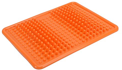 Holspe Fußmassage Mat, Akupressurmassagematte zum Schmerz- und Stressabbau, Fußreflexzonenmassagematte,Ihren Schlaf zu verbessern und Sich wohl zu fühlen