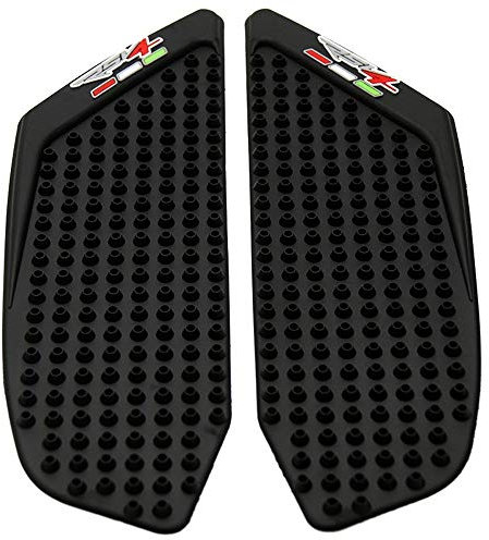 Vaorwne Motorrad Schutz Anti Rutsch Tank Pad Aufkleber Gas Knie Grip Traktion Seite Aufkleber für Aprilia RSV4 2010-2017