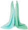 Bellonesc Damen-Schals aus 100 % Seide, leicht, für Damen, Mintgrün reines Blau, Einheitsgröße