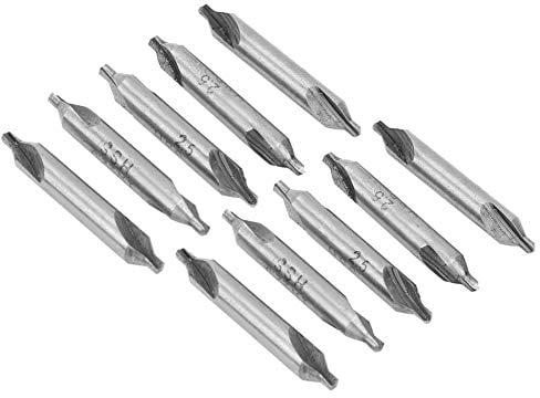 Set di punte per trapano centrale HSS, set di utensili per fresa per tornio per trapano centrale Set di utensili per svasatori combinati Set di punte per metallo, rame, legno