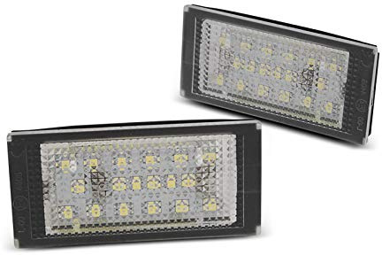 License LED Lights VR-2074 Number Plate Lights License Plate Light Rear Lamps compatible with Bmw 3 Series E46 Coupe 1999 2000 2001 2002 2003 Bmw 3 Series E46 M 1998 1999 2000 2001 2002 2003