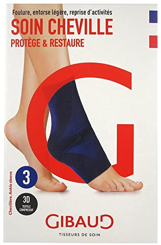 Gibaud Soin Cheville Chevillère Bleue - Taille 3