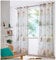 heimtexland ® Vorhang Kindergardine Skandi Leinen Optik Natur Bunt Deko Gardine Kinderzimmer Transparent Typ755 Ösenschal HxB 245x135 cm