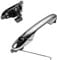 YAOPEI Right Handle for Fiat 500 Chrome Outer Door Handle Fiat 500 Abarth 500 595 695 Offside Right Drivers Side 735592012