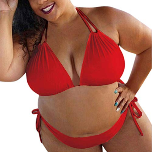 Maillot De Bain Swimwear - Bikini Bandeau Tankini Bustier Bikini Triangle Bandeau Femme Licou Maillot Une PièCe VêTement De Plage pour L'éTé