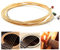 Gitarrensaiten Folk Akustikgitarrensaiten Stahlsaiten für Westerngitarre Premium Gitarrensaite Messing für Großartig Klingende Gitarrensaiten für Gitarrenanfänger und Interpreten(6 Saiten Set)