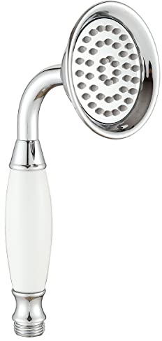 Ownace Pommeau de douche traditionnel en laiton chromé et céramique 8,3 cm pour robinets de salle de bain