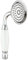 Ownace 3.3 Inch Traditional Chrome Brass Ceramics Telephone Hand Held Shower Head Victorian Shower Head for Bathroom Taps