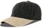 LANGZHEN Baseball Dad Cap 100% Baumwolle Passt Männer Frauen Klassische verstellbare Multi-Color Hut (Schwarz gemischt mit Khaki)