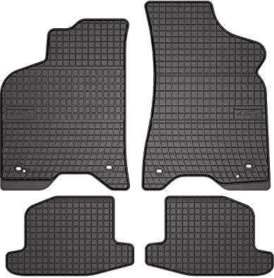 Fußmatten Automatten kompatibel mit VW Lupo 1998-2005 OMAC Antirutsch Gummimatten Schwarz