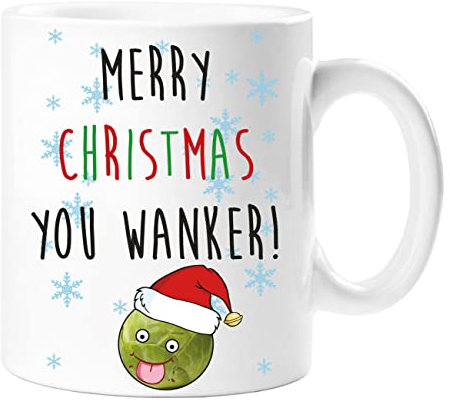 60 Second Makeover Limited Merry Christmas You Wanker Mug