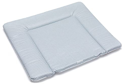 Fillikid Wickelauflage Softy 75 x 85 cm - kleine Punkte Exklusiv - Grau