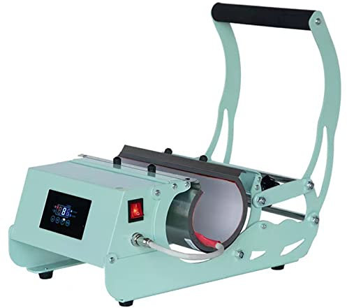 30 OZ Tumbler Heat Press Machine, DIY Mug Heat Transfer 11 OZ 15 OZ 16 OZ 20 OZ 30 OZ Straight Skinny Sublimation Tumblers Cup Heat Transfer Print for Coffee/Ceramic Mugs,Blue