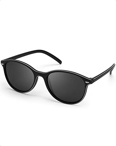 TJUTR Retro-Cateye Sonnenbrille für schmale Gesichter - Damen Blendschutzbrille mit Stil, leicht, klein, polarisiert, UV400 Schutz