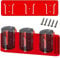 SZWJT-LV Battery Holder for Milwaukee 18 18V Battery, Mount 3 Slot Bulk Garage Tool, Holder for Milwaukee for Work Van, Shelf, Toolbox