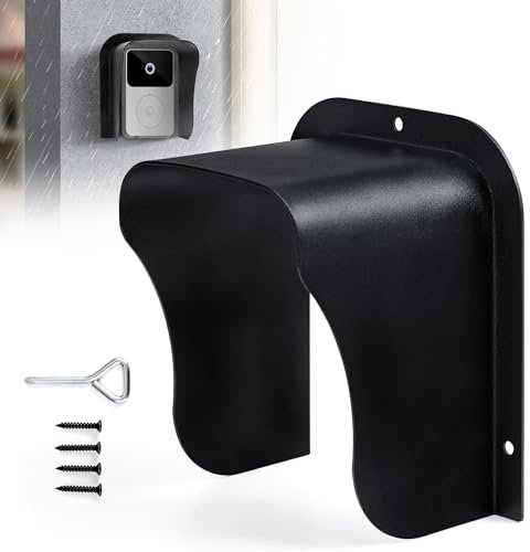 Doorbell Cover, Access Control Keypad Cover, Waterproof Metal Protect Cover for Wireless Video Doorbell, Access Control System, RFID Keypad