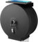 Distributeur de Papier Toilette Jumbo Commercial, Support Mural en Acier Inoxydable, 22,9 cm, Distributeur de Papier Toilette avec clé de Verrouillage (Noir)