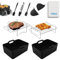 Covlongyu Air Fryer Accessories,10 PCS -Air Fryer Rack/Liners Basket & Silicone Oven Gloves &Food Clip&Oil Brush,AF300/400UK