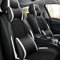 Awotzon Autositzbezug Für Honda Civic 1999-2023 5 Sitze Autositzbezüge Komplettset Allwetter Auto Sitzauflage Kunstleder sitzbezüge（Deluxe Edition Schwarz-Weiß）