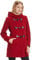 Gil Bret Damen Dufflecoat mit Kapuze Dunkelrot,48