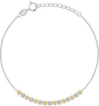 CHRIST Damen-Armband 925er Silber, recycelt One Size, Gelbgold, Silber 89084601