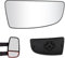 SENZEAL Spiegelglas Rechts Beifahrerseite mit Trägerplatte für Ford Transit MK8 2014-2022 1855102 BK3117A700AB Außenspiegel Glas Ersatz (Unten Rechts)