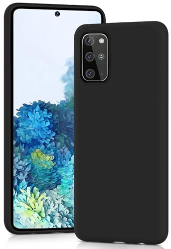 Posdou Hülle für Samsung Galaxy S20 Plus Handyhülle, Ultradünne Weich TPU Silikon Telefonhülle Kompatible mit Samsung S20 Plus, Stoßfest Anti-Scratch Gummi Case Cover Galaxy S20+ Schutzhülle, Schwarz