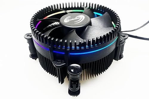 CoolerOne ARGB CPU Cooler for LGA1700 – 90mm PWM Fan, 35mm Large Copper Core, 125W TDP, Premium Black Edition (LGA 1700 Only)