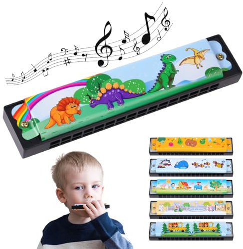 OFFCUP Mundharmonika für Kinder, 6 Stück 16 Löcher Mundharmonika Diatonisch Mundharmonika Kinder Harmonika AnfäNger Mundharmonika für Anfänger und Kinder, Musikgeschenk für Kinder und Anfänger