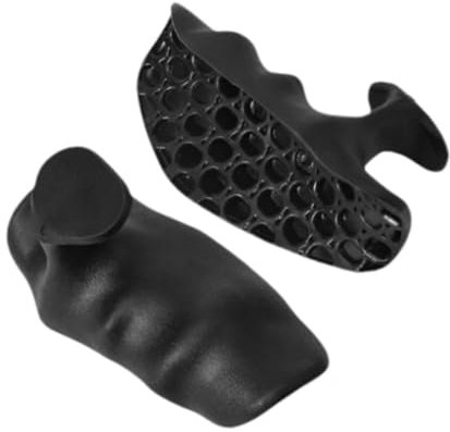 Perfeclan Gants de Gymnastique d'Entraînement, Poignées d'Haltérophilie, Poignées de Traction, Gants d'Entraînement Portables et Robustes en Silicone, Poignées sans Doigts pour Hommes et Femmes
