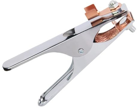 Streysisl Ground Welding Earth Clamp,Copper Earth Clamp 300A/500A A-Shape Ground Clamp - Thickened Cable Clip Clamp Heavy Duty Welding Clamp Clip for Welder