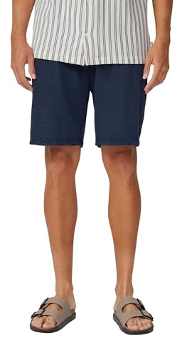 QS Gewaschene Shorts aus Strukturjersey
