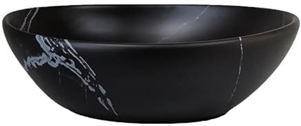 MYUYEE Lavabo de baño Creativo Lavabo de cerámica Negro Lavabo de tocador Lavabo de baño.Un Color - 415 x 335 x 130 mm