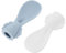 LIFKOME Cucharas Silicona para Alimentación de Bebés 2 Piezas Cucharas Flexibles y Reutilizables sin para Encías Vajilla de Entrenamiento para Primeros Alimentos