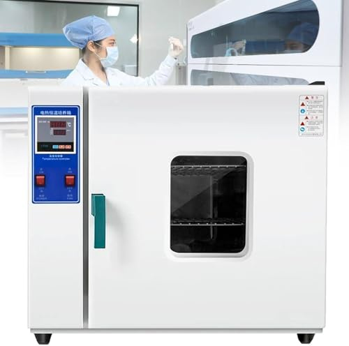 Vacuum Drying Oven,with Digital Controller & Vacuum Gauge, Adjustable Temperature,for Food Sample Preparation (16L)