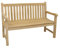 Antike Fundgrube Gartenbank Sitzbank Gartenmöbel 2-Sitzer aus massiven Teak Holz 130 cm -2671-