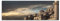 Paul Sinus Art Panoramabild auf Leinwand und Keilrahmen 120x40cm Istanbul Moschee Wolken Sonnenuntergang