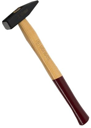 Dönges Schlosserhammer DIN 1041 | Lackierter Eschenstiel | 300 g Kopfgewicht | Handhammer, Ingenieurhammer