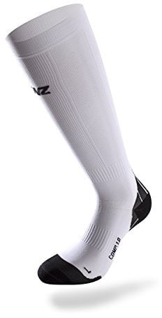 Lenz Socke Compression Socks 1.0, Weiß, S (24-32 cm), 135