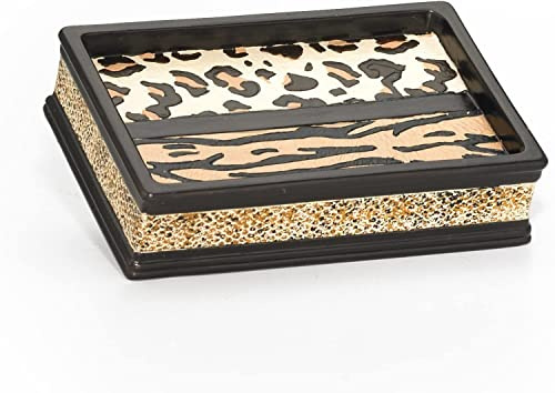 Popular Bath Soap Dish, Jezella Collection, Animal Print