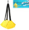 Schwimmfallschirm, Schwimmtrainer, Krafttraining, Widerstandsgurt mit Zugfallschirm und elastischem Seil für Erwachsene und Kinder